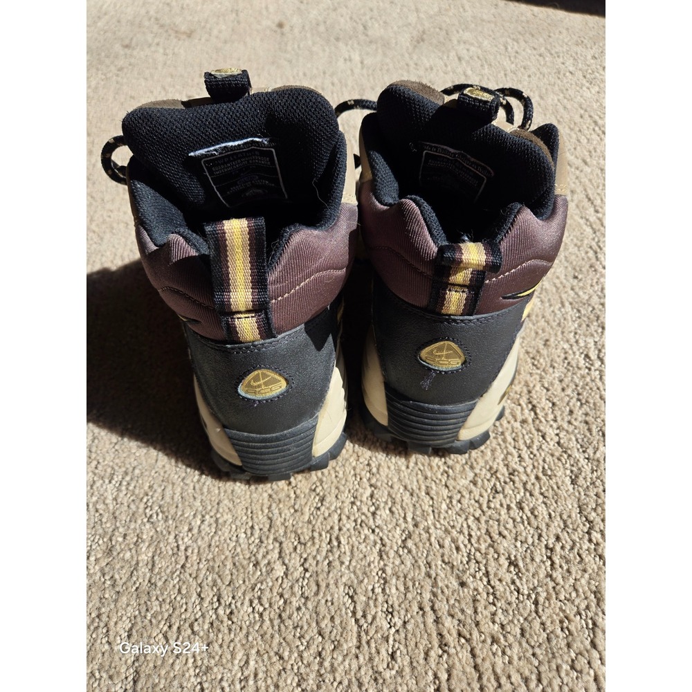 Nike ACG Air Hiking Boots Brown Tan Waterproof Leather vintage Gear Women - Picture 3 of 6